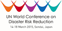 Third UN World Conference on Disaster Risk Reduction (WCDRR logo)